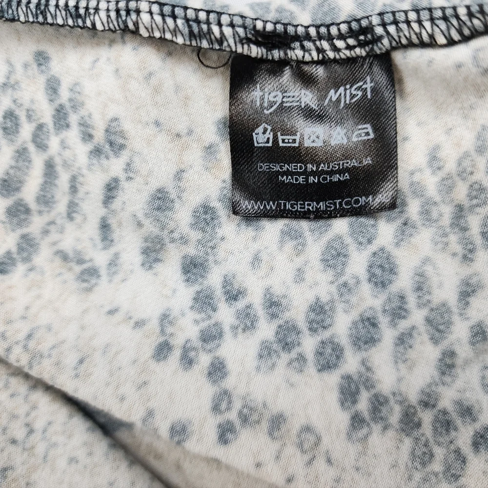 I.AM.GIA Kenzie Snakeskin Bodysuit Long Sleeve Mock Neck Size Small - Picture 12 of 14